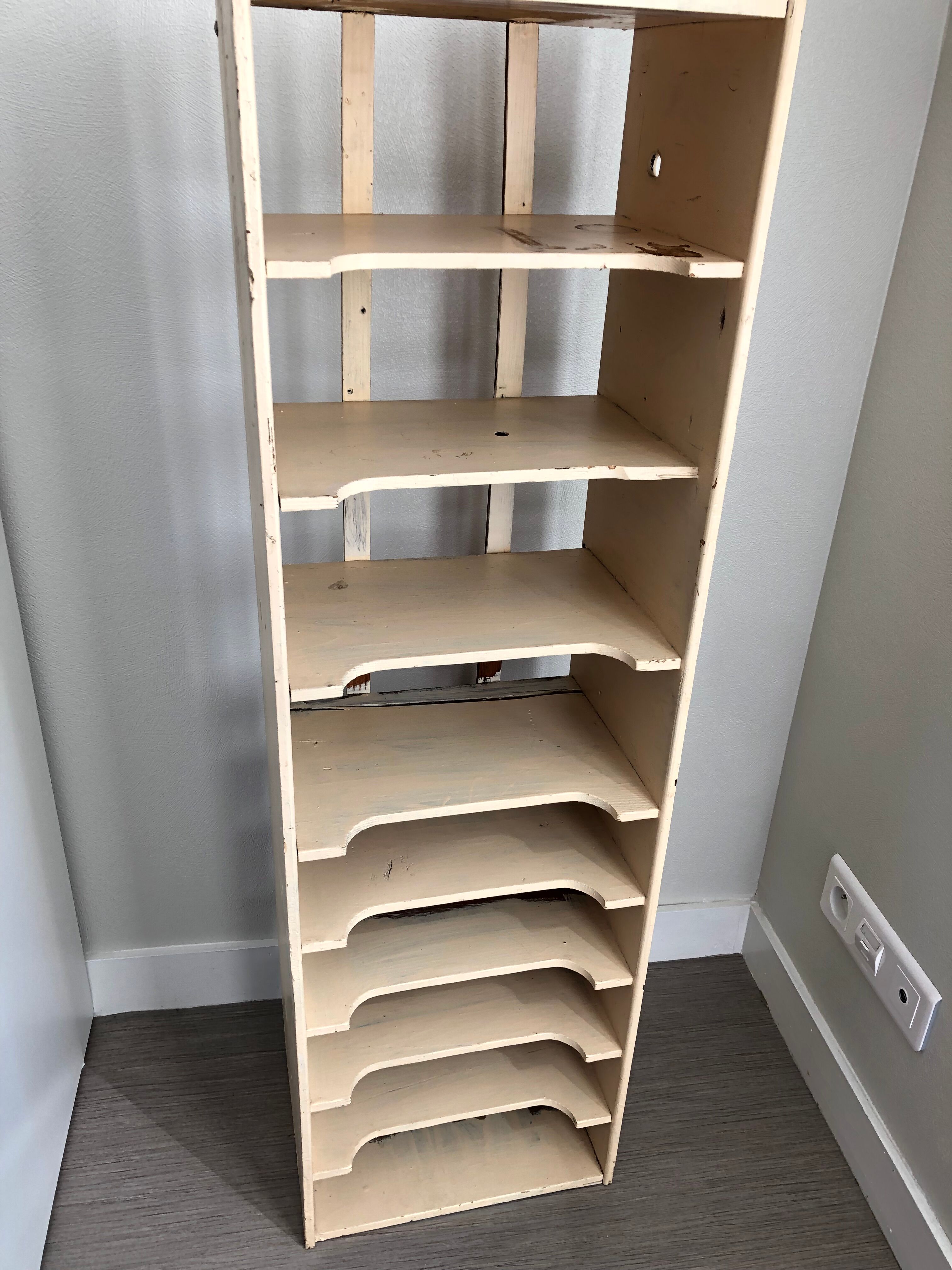 Patinated locker Cabinet