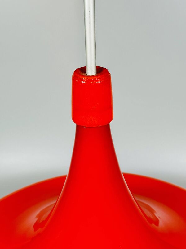 1960s/70s UFO Ceiling Lamp Hanging Lamp by Doria Leuchten Glass Space Age