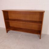 Vintage oak open bookcase