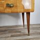 Commode en érable et verre du milieu du siècle des années 1950