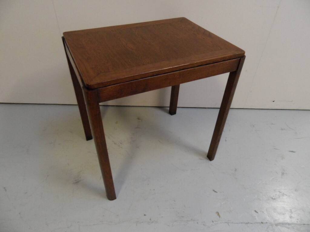 Art Deco oak sidetable