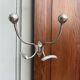 Antique oak entrance wardrobe