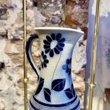 Vintage stoneware pitcher signed La Roche