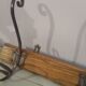 Coat rack wood and metal
