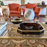 Hollywood regency octagonal tray, Italy 1970s