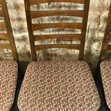 5x 60s 70s chairs dining chair dining chairs Danish design 60s