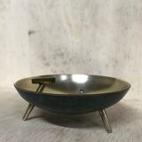 Cendrier tripode en laiton design Autriche 1950