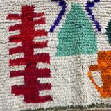 Handmade traditional carpet 250cm x 150cm Moroccan