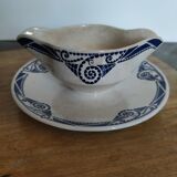 Saucière with ceramic frame