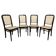 Set of 4 bentwood dining chairs by Thonet.