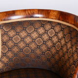Restored Biedermeier Walnut Armchair, Vienna, Austria, 1820s