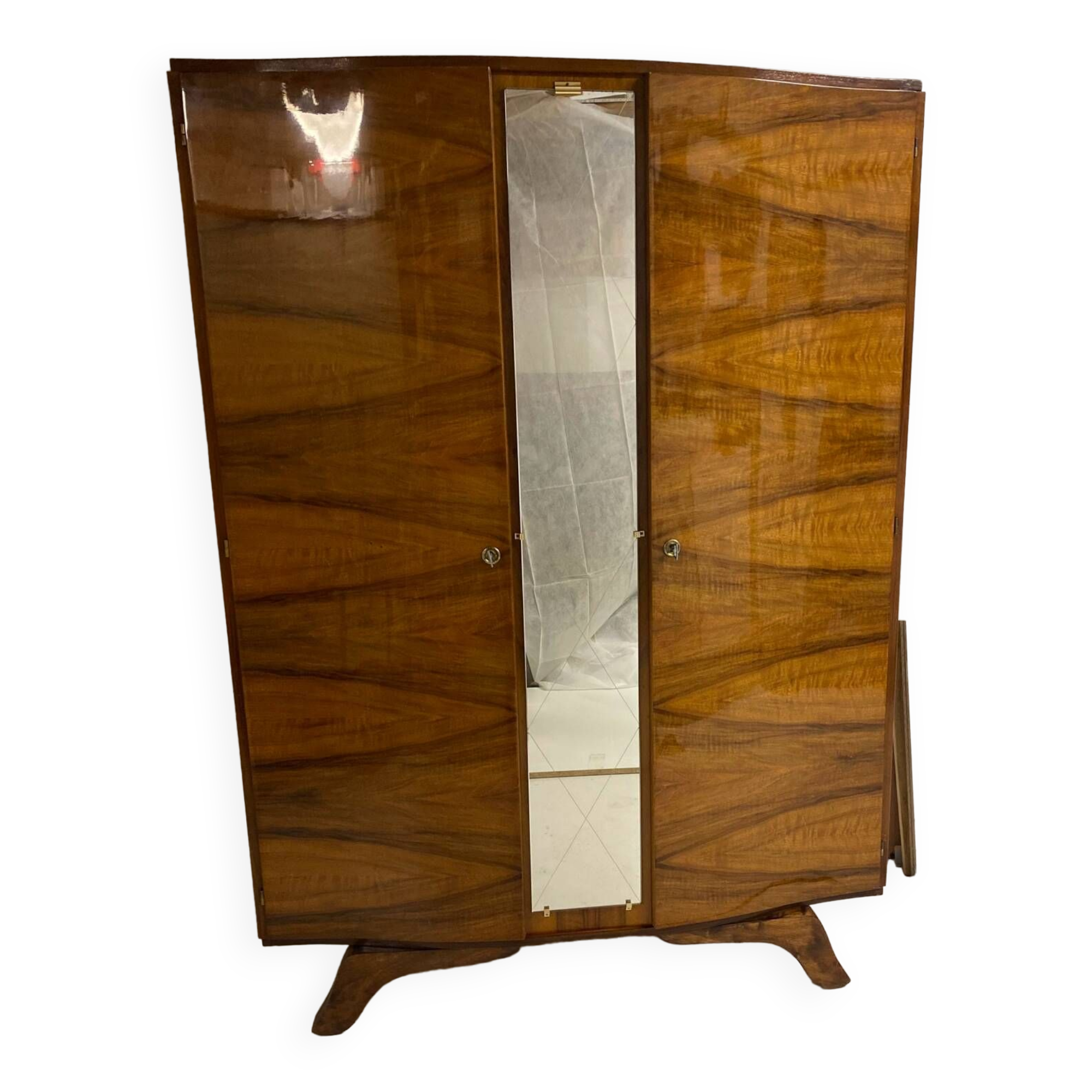 Vintage compass feet cabinet from 1962