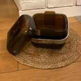 Smoked guzzini plexiglass ice bucket 1970