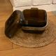 Smoked guzzini plexiglass ice bucket 1970