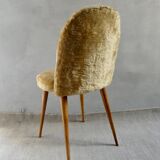 1960s golden furry chair