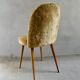 1960s golden furry chair
