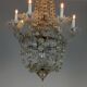 Lustre made of Murano glass beads, Venice around 1900