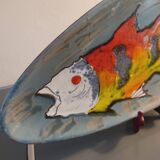 Plat à poisson stylisé 1960