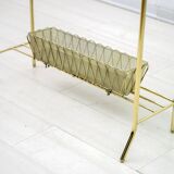 Attributed Gio Ponti Mid-Century Italian Spiral Brass Planter 1940