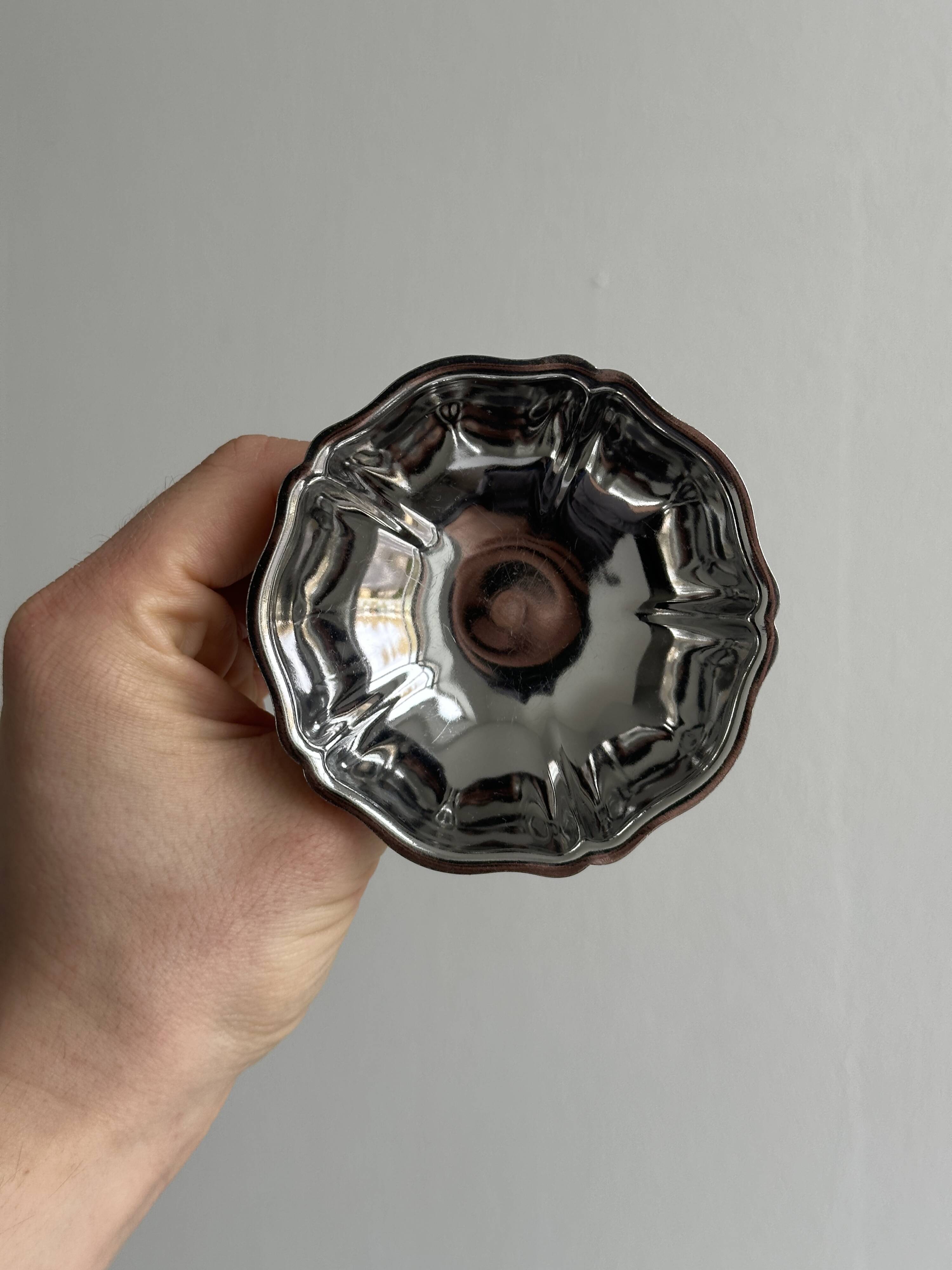 12 stainless steel footed bowls, Letang Remy style