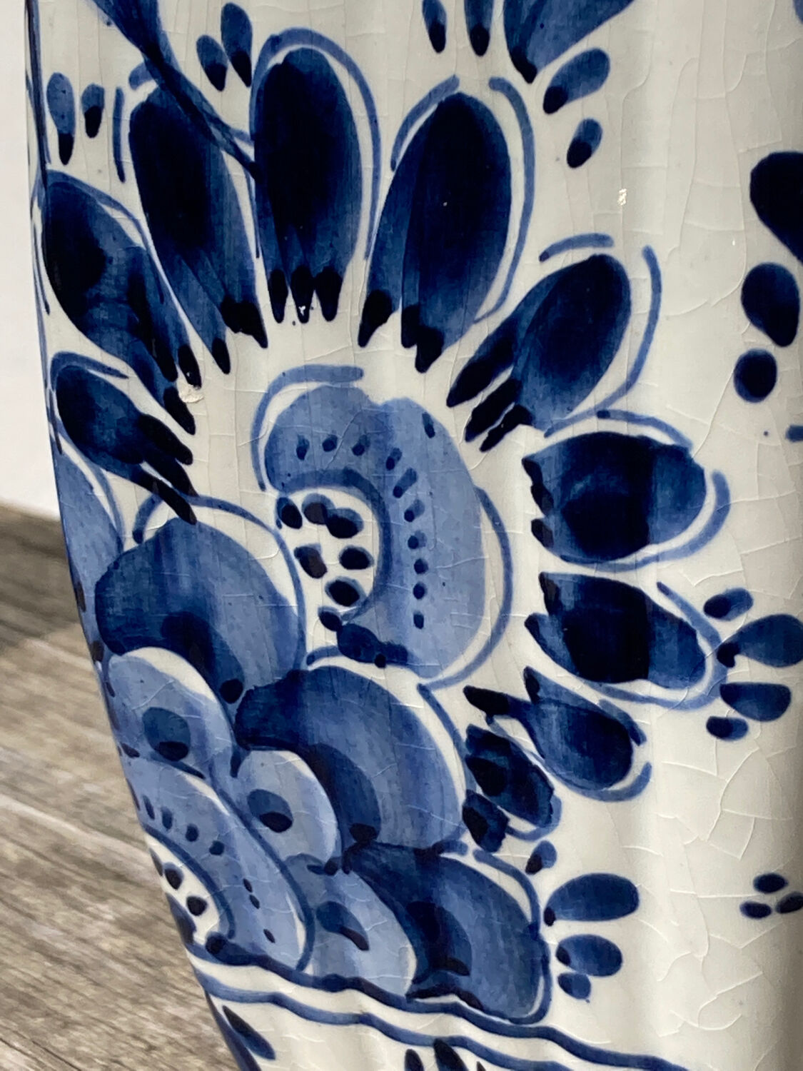 Pot couvert Delft bleu et blanc