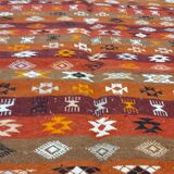 Traditional handmade Berber carpet 127x185cm