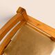Mid-century armchair in blonde beech
