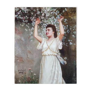Peinture à l'huile vintage