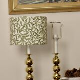 Paire de lampes suédoises en laiton