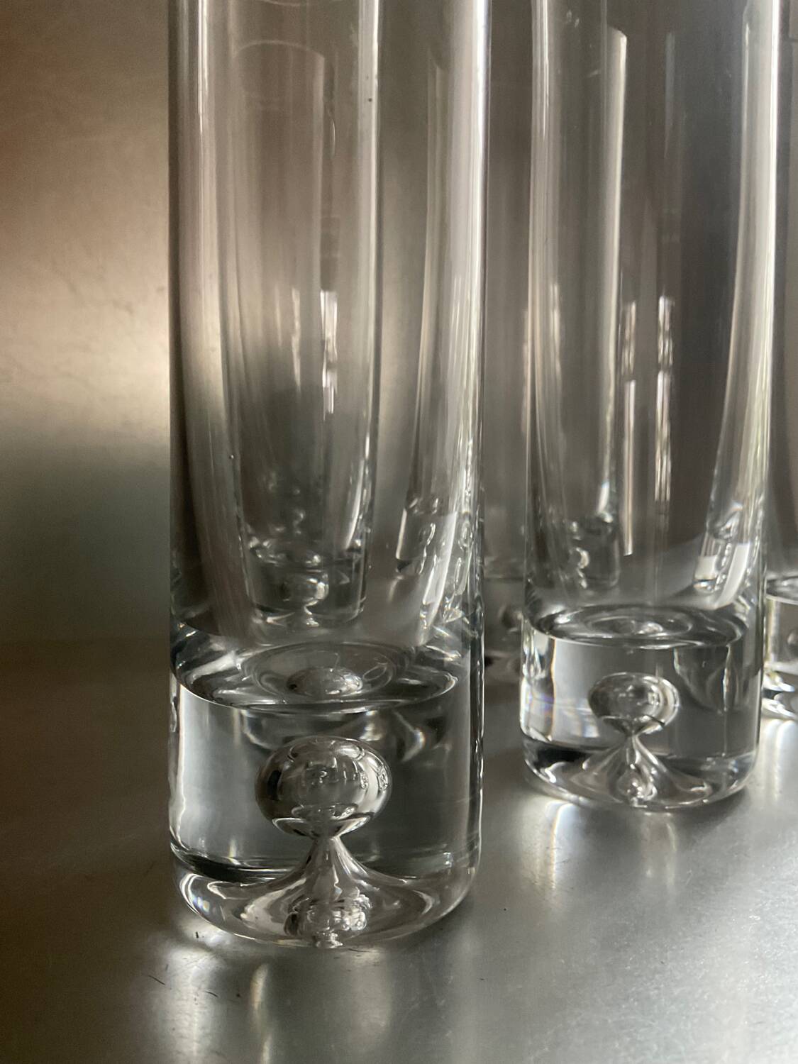 Kosta Boda "Pee" Glasses Set of 6 by WalterHickman 70s
