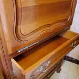 Vintage cherry wood secretary