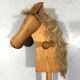 Danish pine hobby horse 1970’s