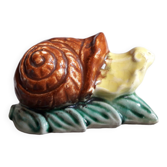 Vintage ceramic in the shape of a snail