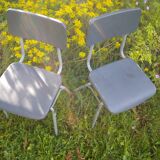 Set of 2 children's school chairs
