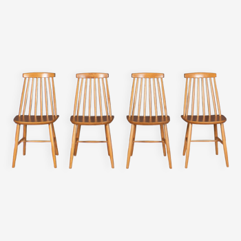 4 chaises de salle à manger danoises Farstrup rétro des années 1950