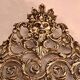 Paire d'appliques miroirs XIXème en bronze