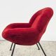 Chaises longues rouges par Fritz Neth pour Correcta, années 1950, ensemble de 2