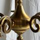 Classic 5-light gold chandelier