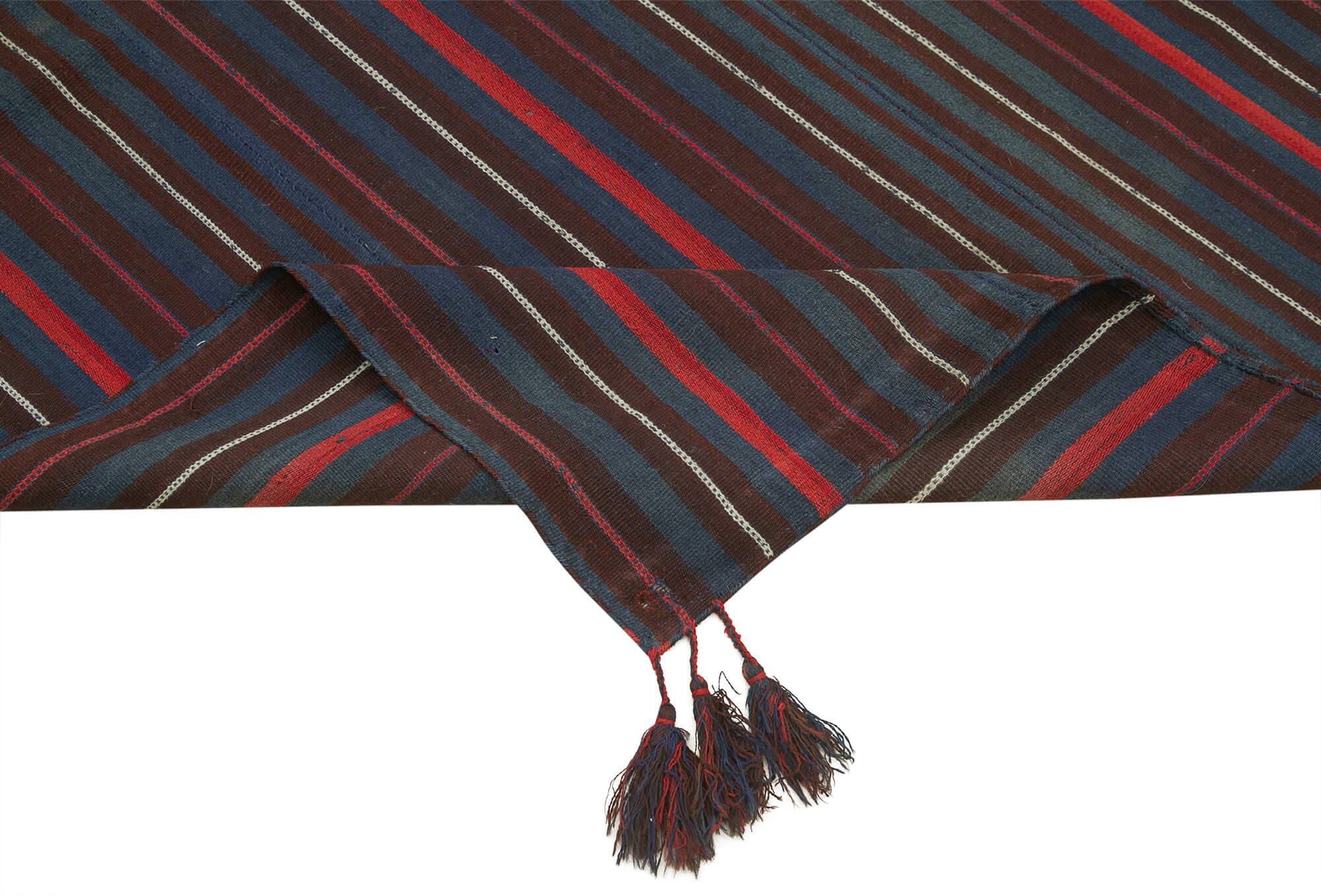 Turkish Handmade Vintage Anatolian Kilim 156 cm x 210 cm