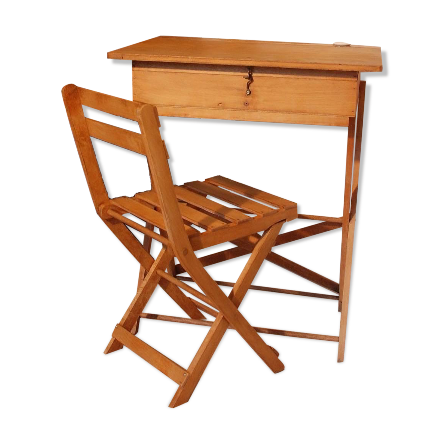Set for children: Desk and chair - 50's