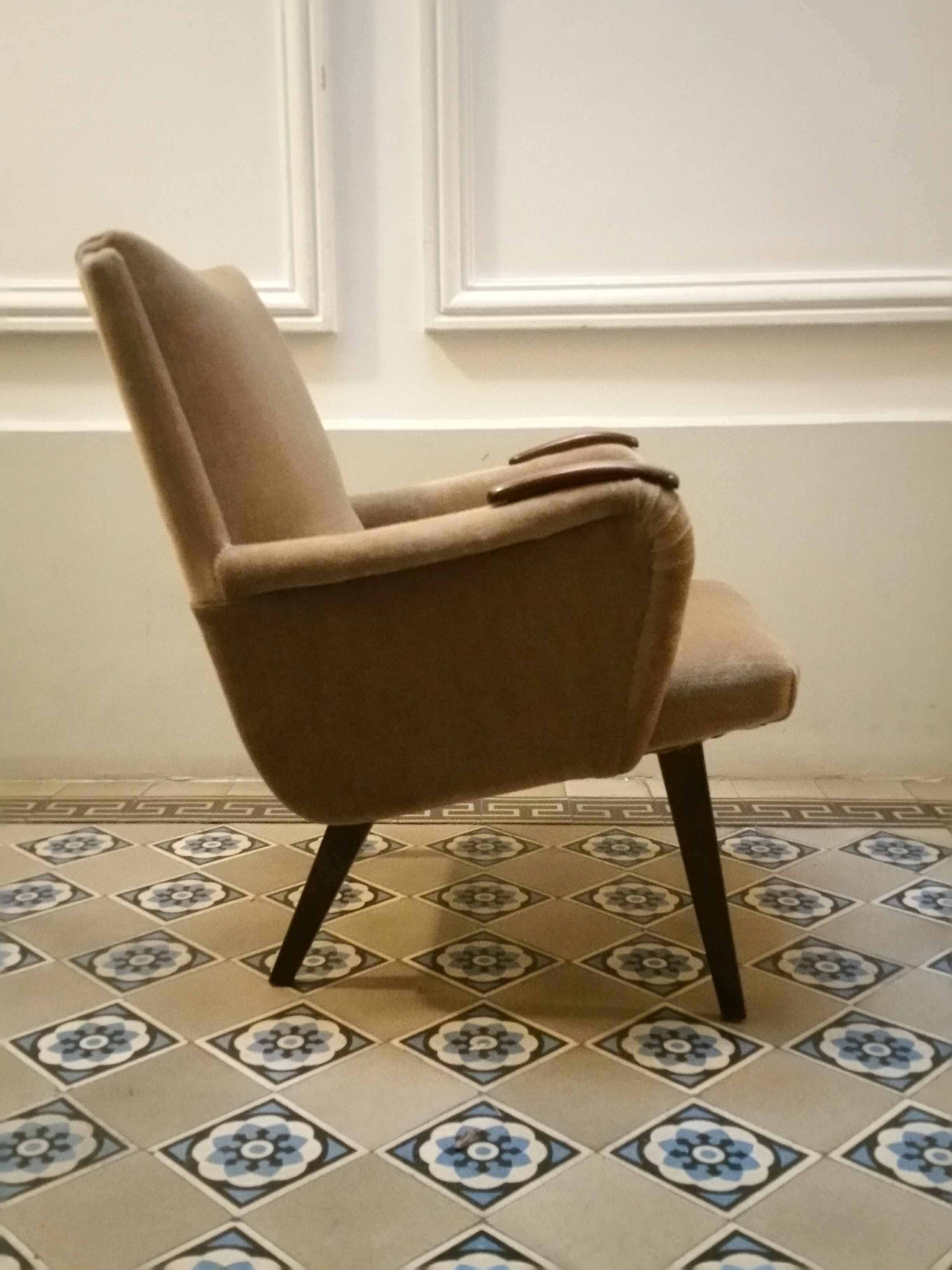 lot of 5 chairs Danish 50/60s Arno Votteler Knoll