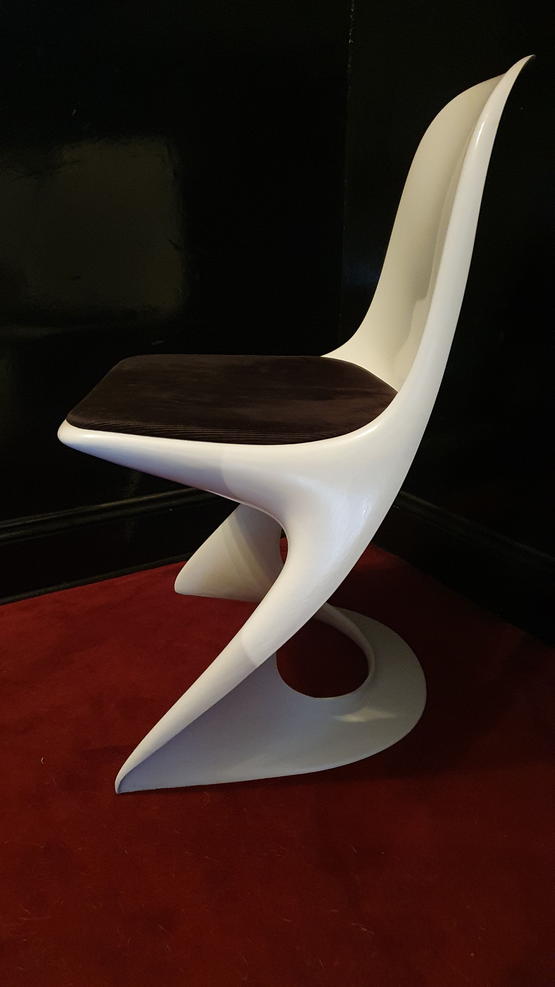 Lot 4 chaises casala vintage par Alexander Begge 1ère édition