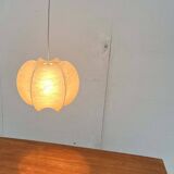 Modern mid-century Cocoon pendant lamp by Friedel Wauer for Goldkant Leuchten, Germany, 1960s.