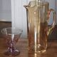 Blown glass pitcher/carafe