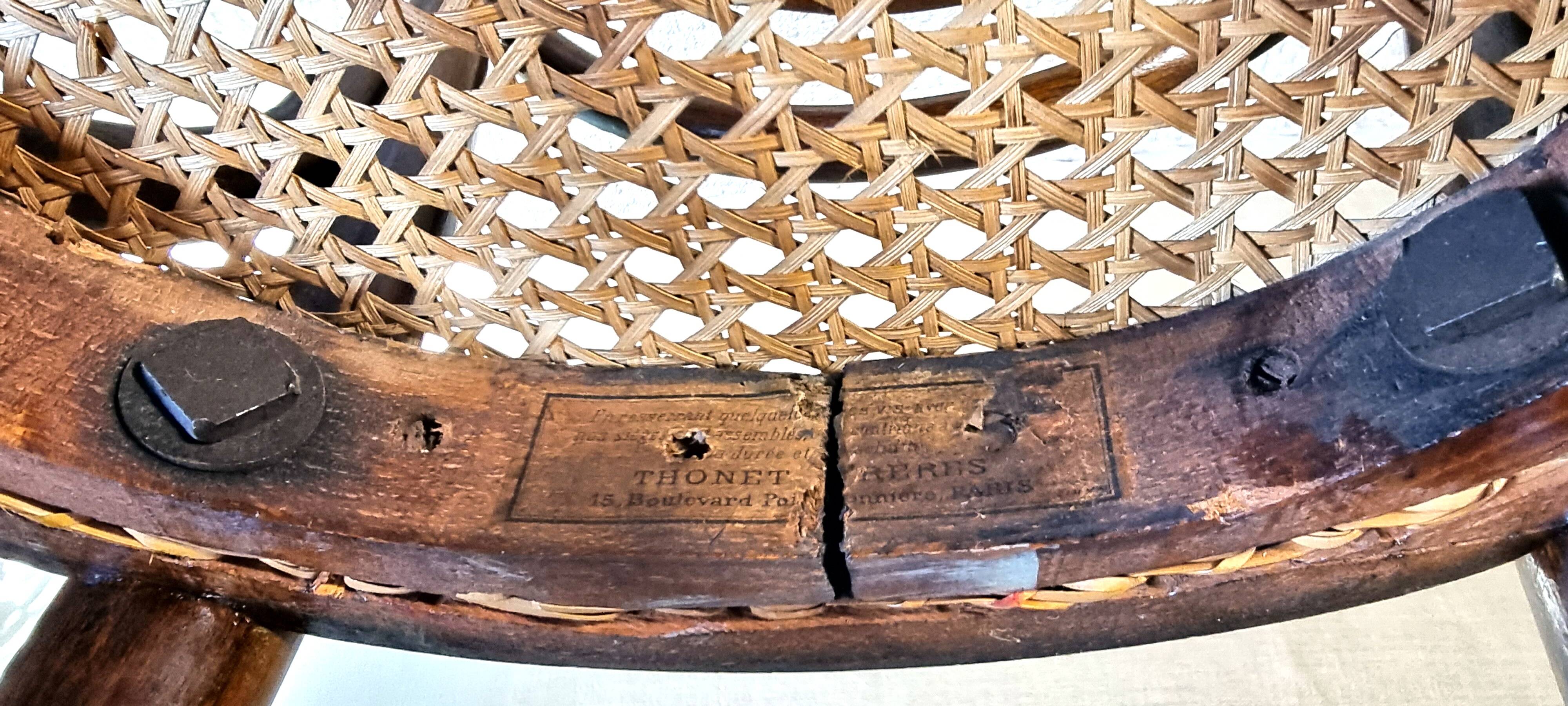 Thonet chair n°28 from shop and counter 1900