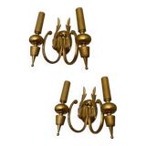 Brass Italian Sconces Set of 2 1970’s