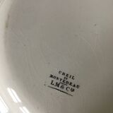 Eight plates with arms Creil and Montereau early 20th