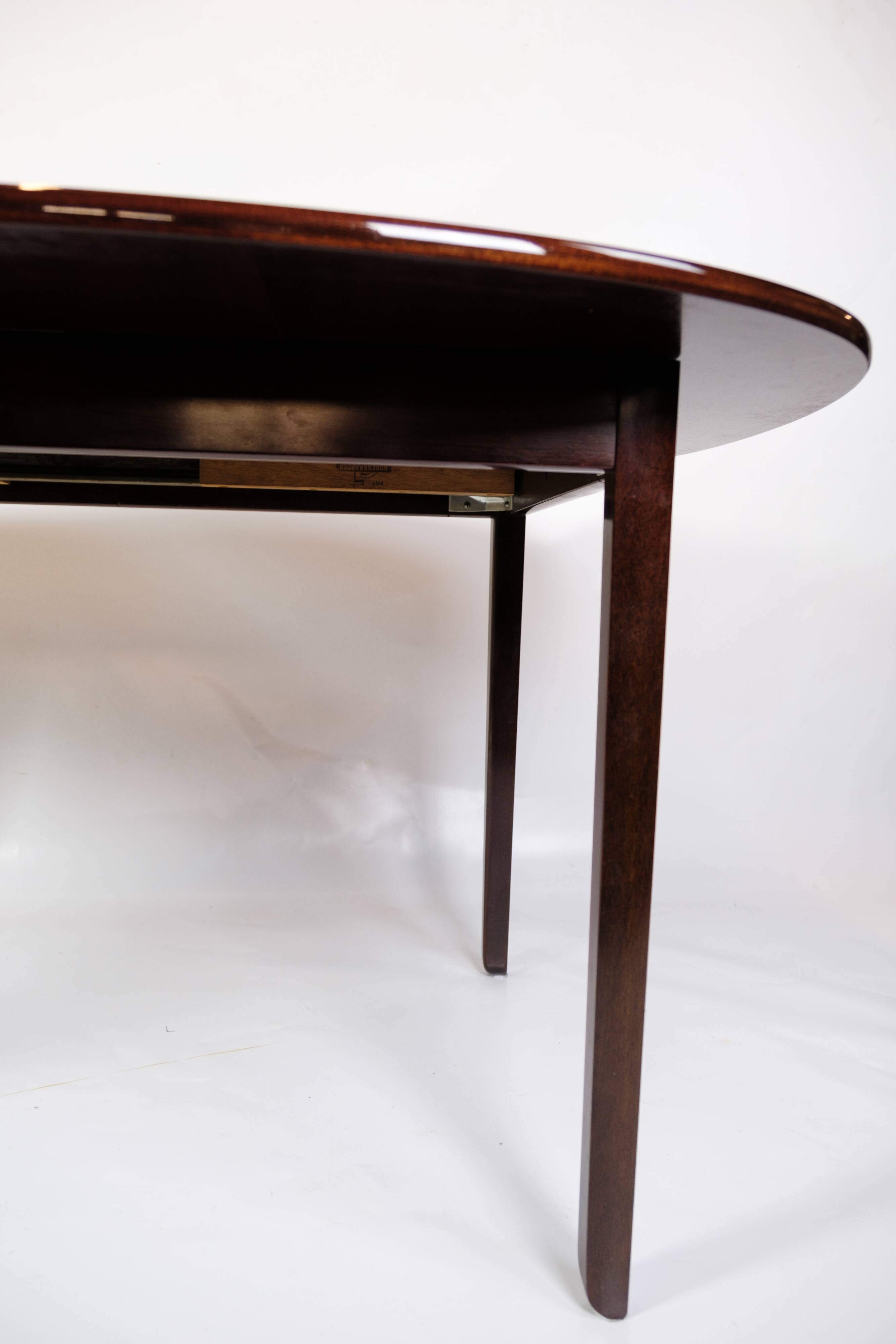 Dining Table Made In Mahogany By Ole Wanscher For P. Jeppesen From 1960s