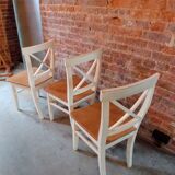 Set of 3 country chairs