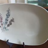 Rectangular serving dish Raynaud - Limoges Unic - Gladioli